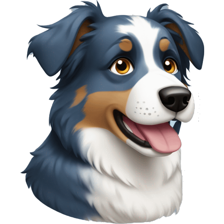 Blue australian shepperd emoji