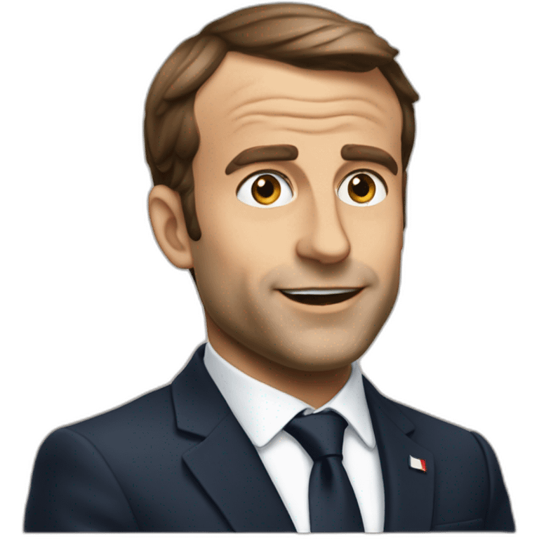 macron qui fait caca emoji