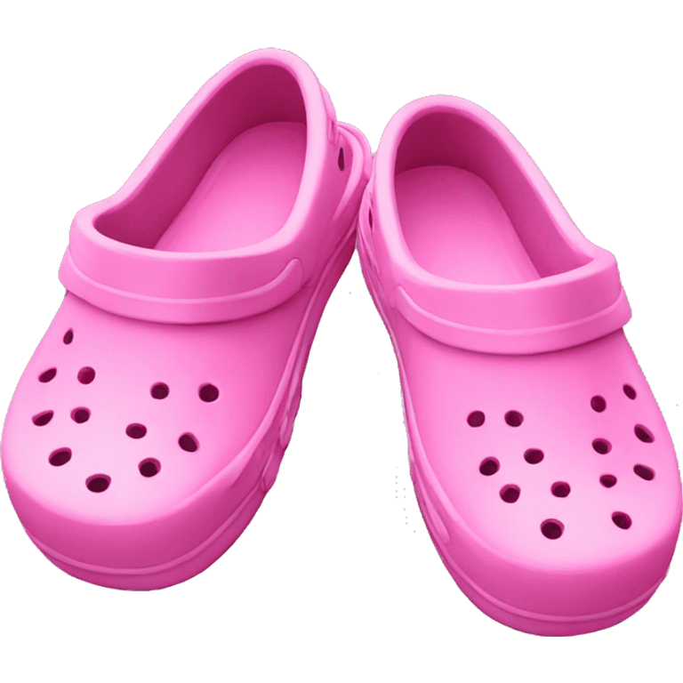 crocs-pink emoji