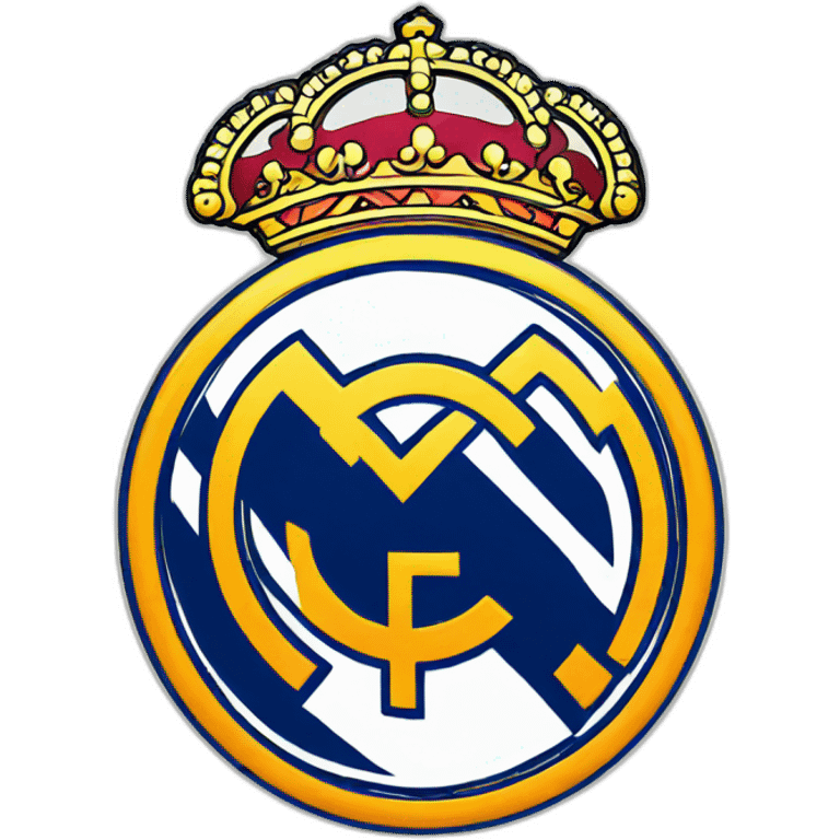 Real Madrid club logo emoji