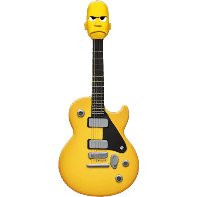 police Simpson guitar emoji