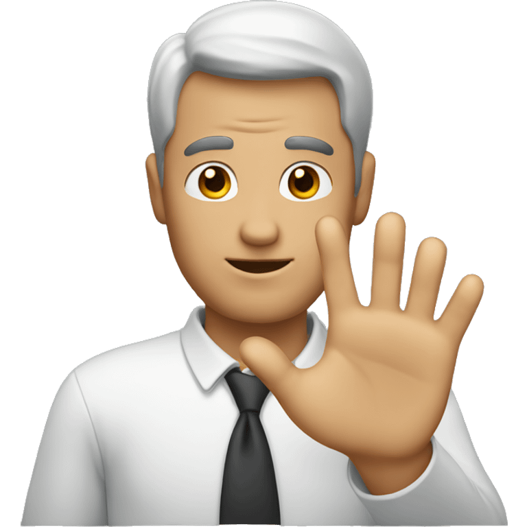 man with ok hand emoji