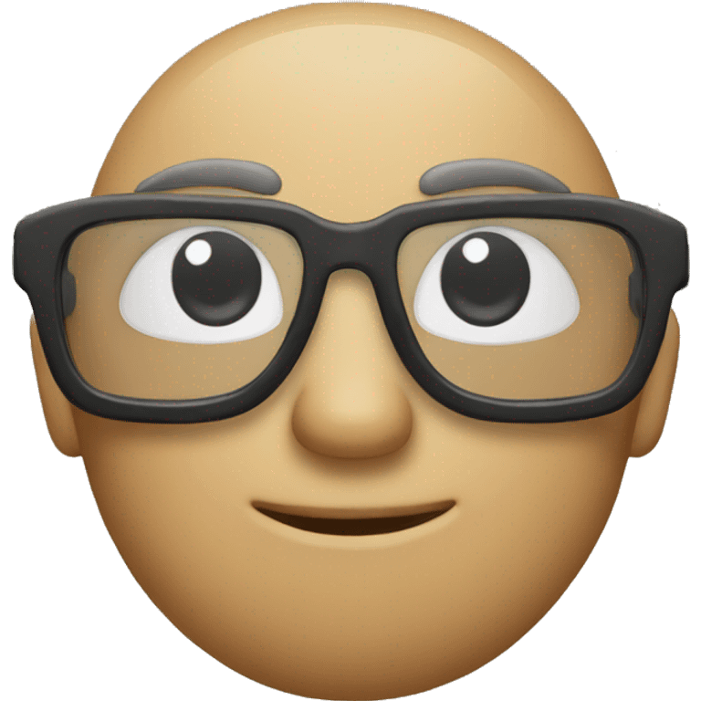 Recoon with glases  emoji