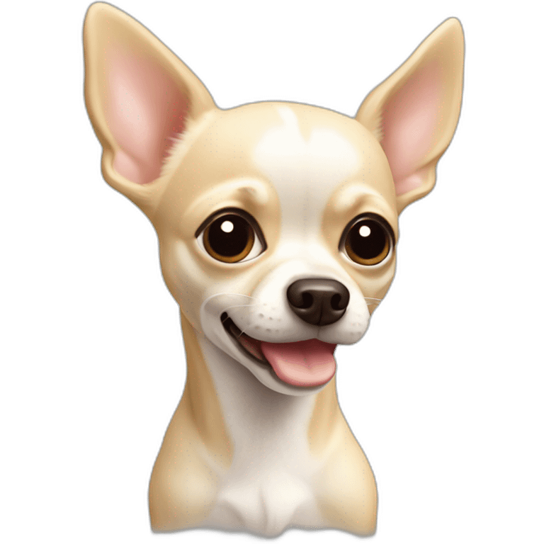 cream chihuahua emoji