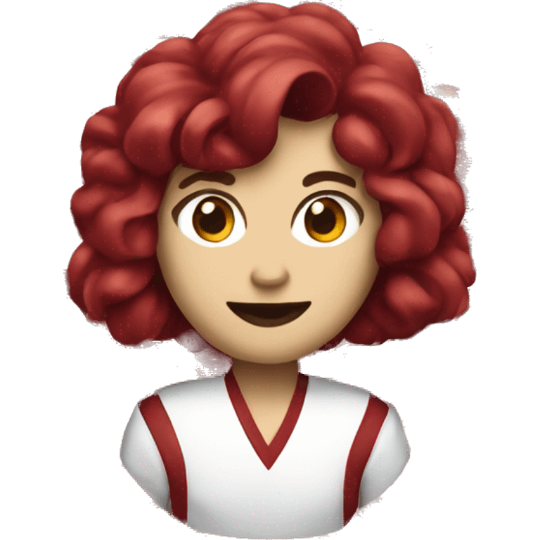 White University of Alabama Crimsonette emoji