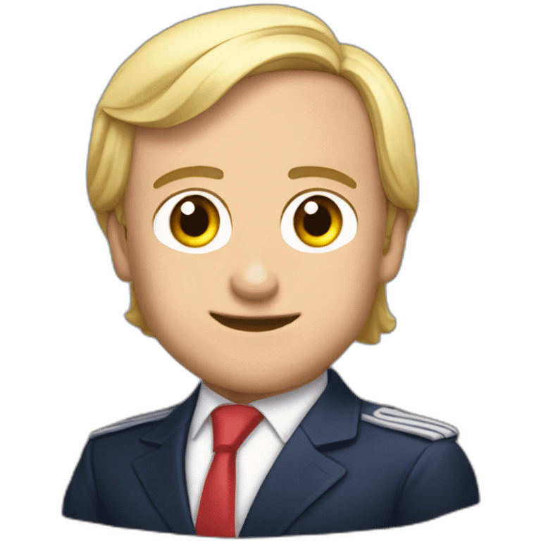 Macron qui tape marine le pen emoji