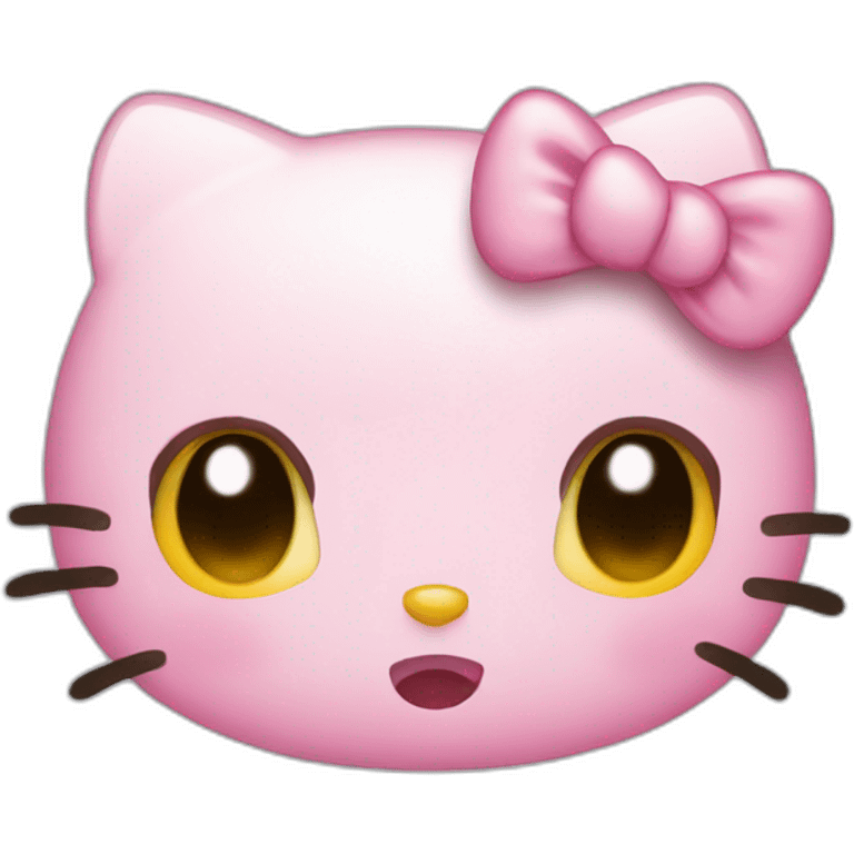 Hello kitty crying emoji