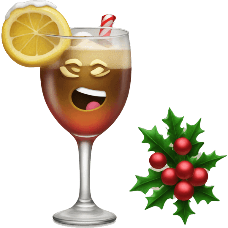 Christmas drink  emoji