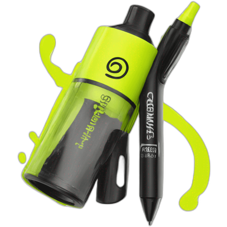 sharpie highlighter yellow emoji