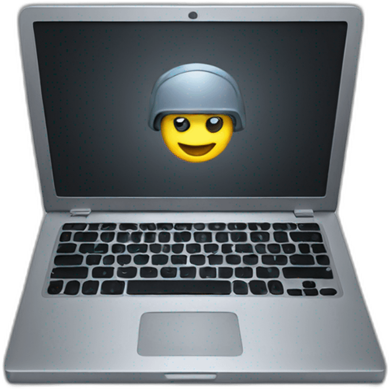 A programmers laptop emoji