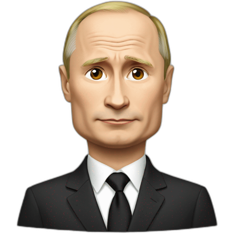 Vladimir Putin hits  emoji