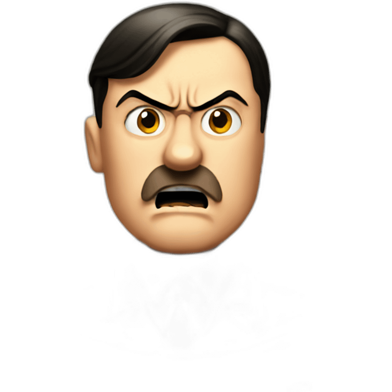 hitler being angry emoji