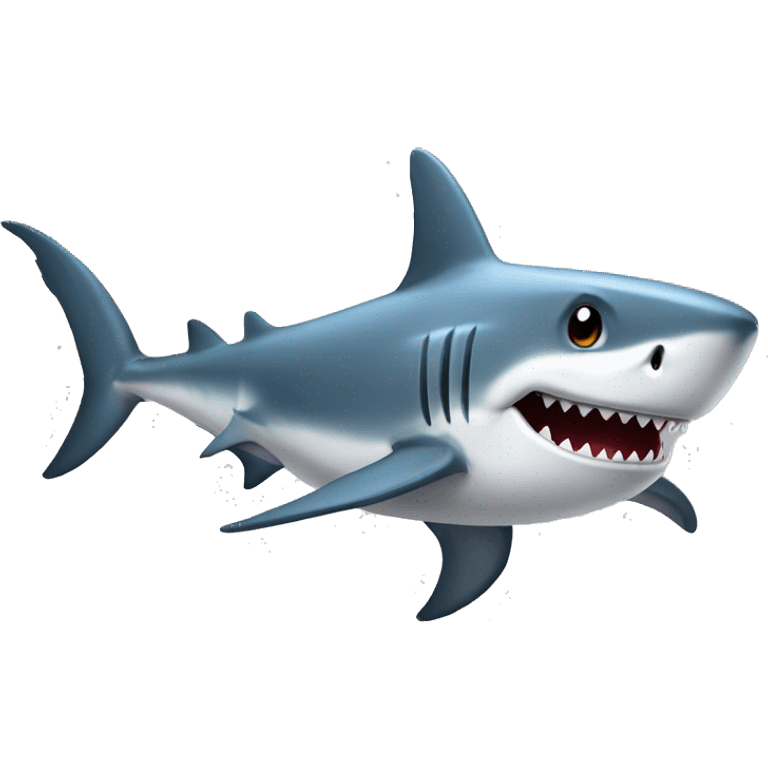 Shark with tophats  emoji