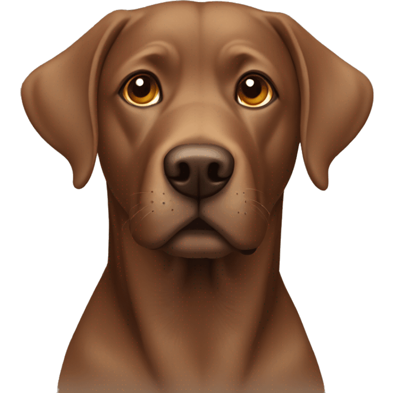 Brown lab emoji