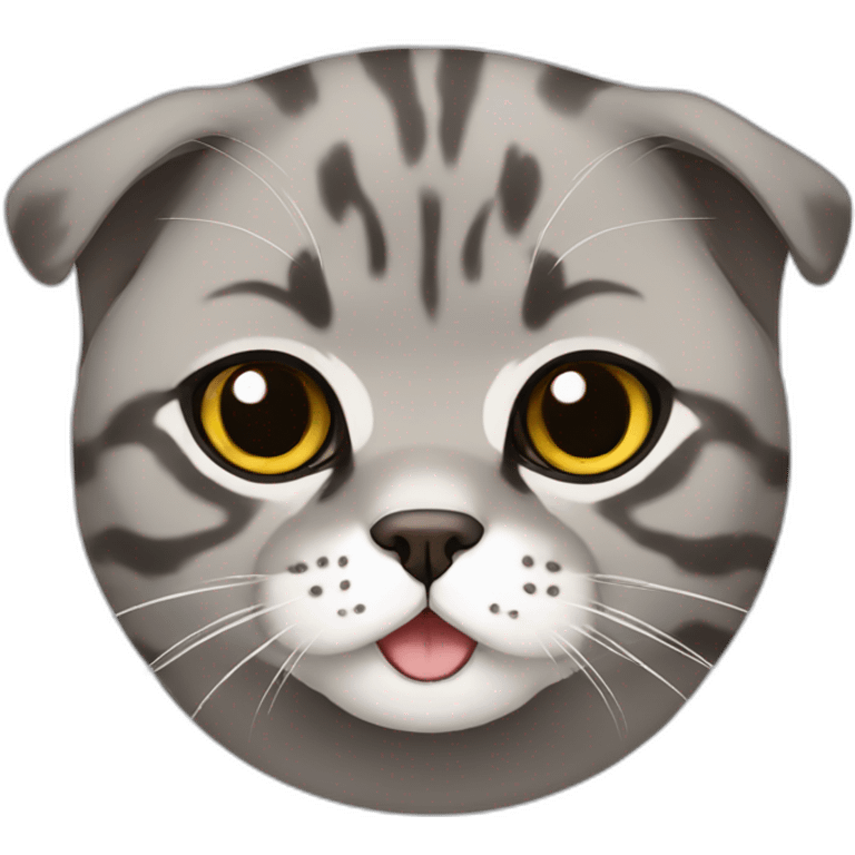 Scottish fold emoji