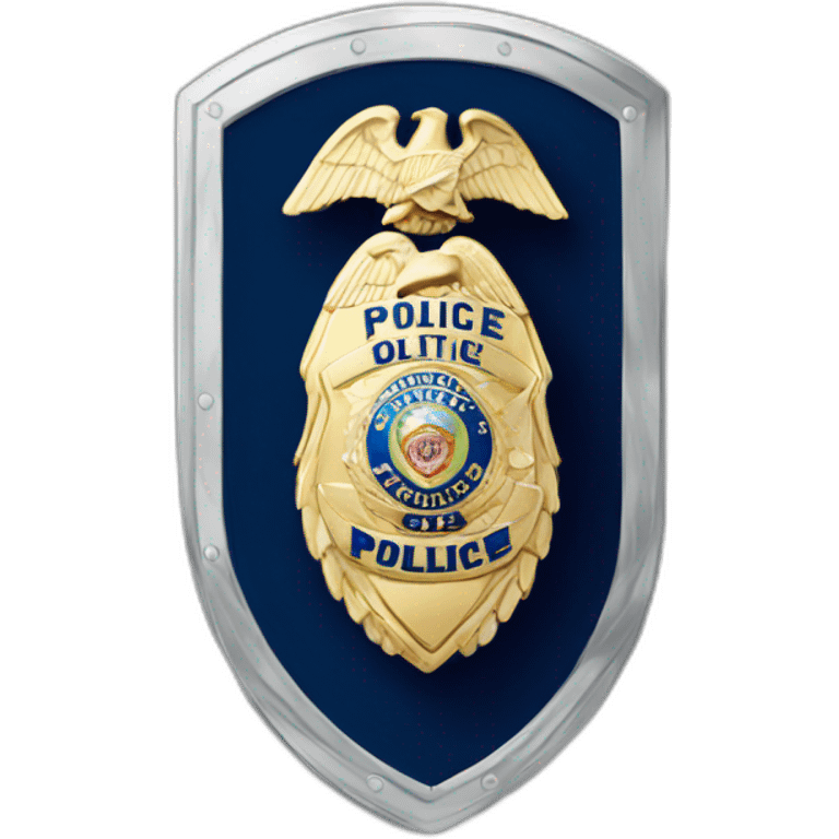 police badge emoji