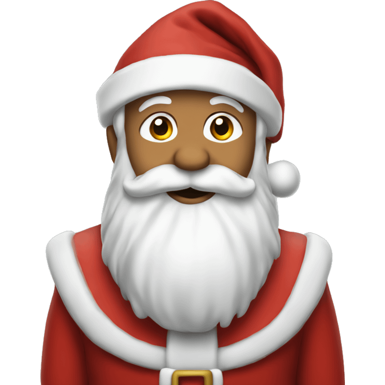 Santa Claus in full growth emoji