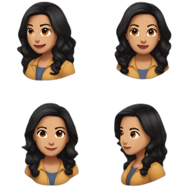 Amy Santiago from Brooklyn 99 emoji