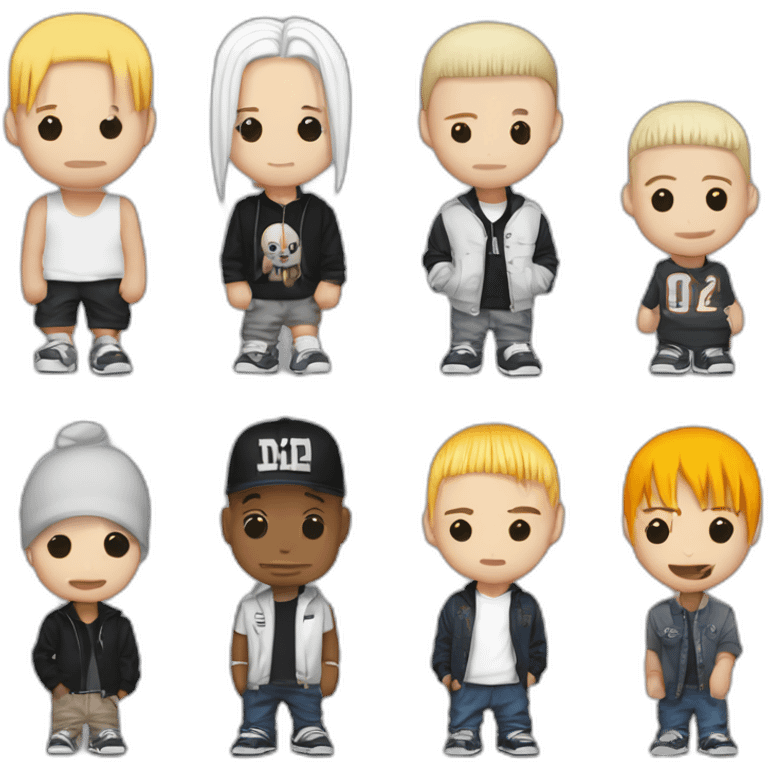 eminem slim shady marshall mathers b rabbit from d12 emoji