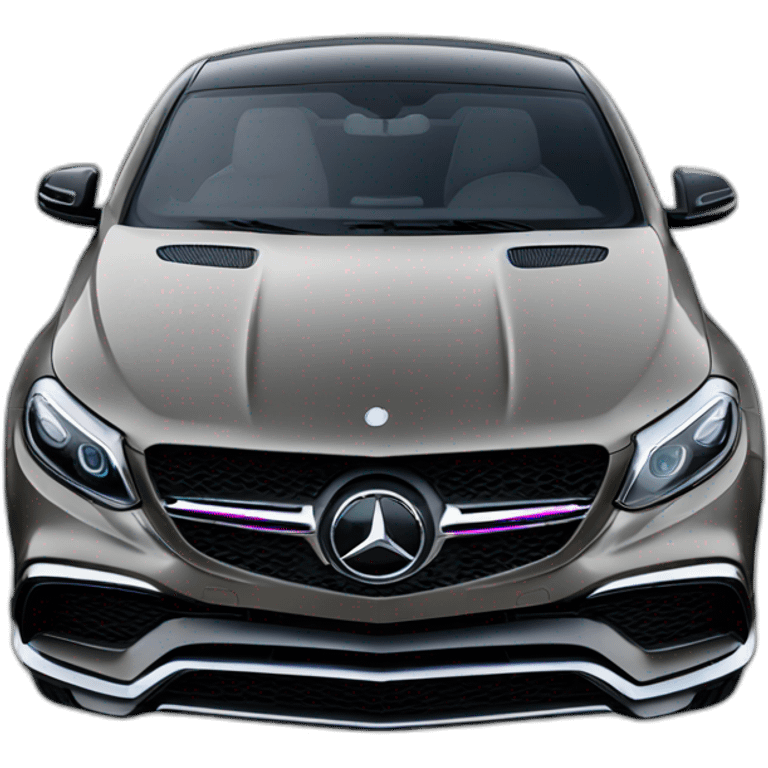 gle 63 amg coupe color in black emoji