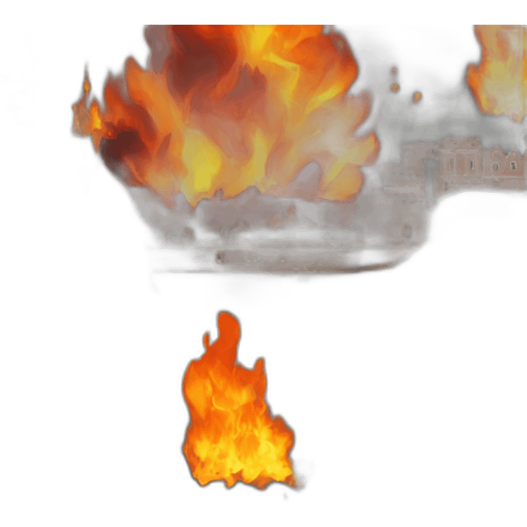 fire and kremlin emoji