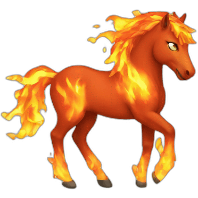 fire horse emoji