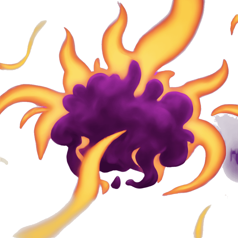 purple fire emoji