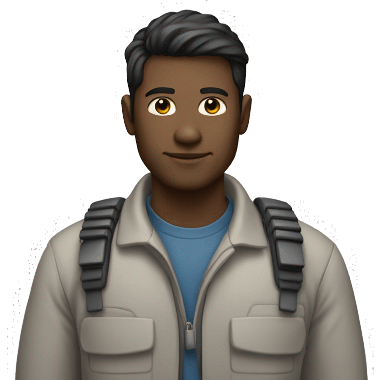 black-haired, white-skinned systems engineer emoji