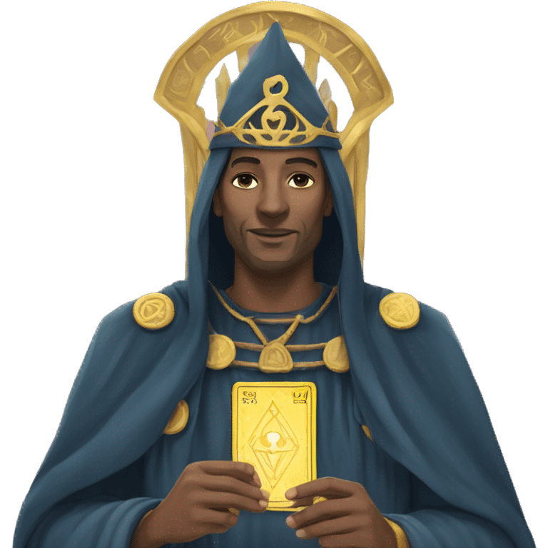 tarot card hierophant emoji