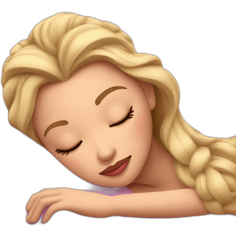 Sleeping beauty emoji