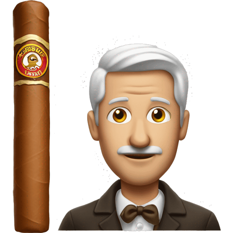 man with big cigar  emoji