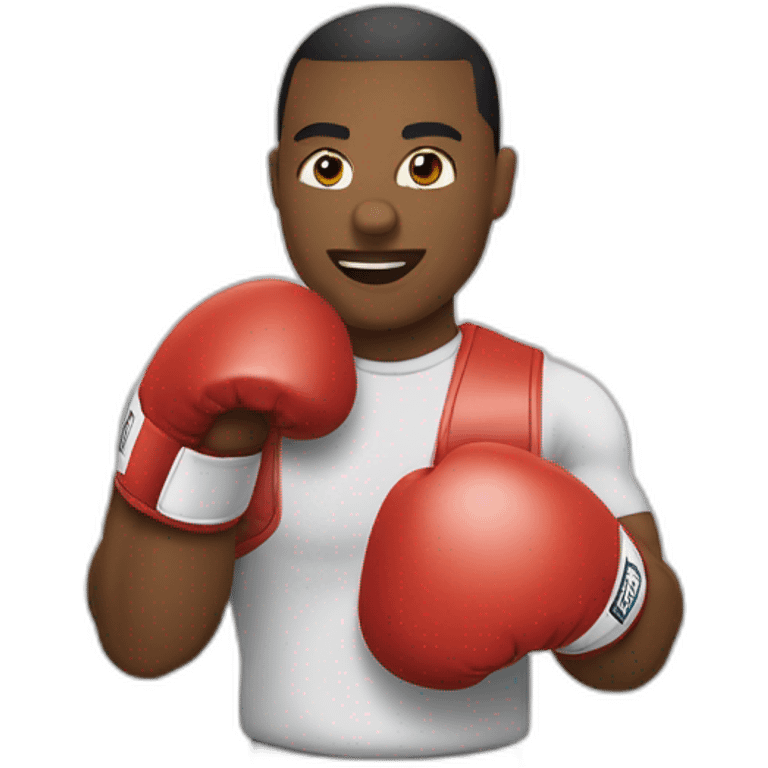 Une écrevisse avec un gant de boxe emoji