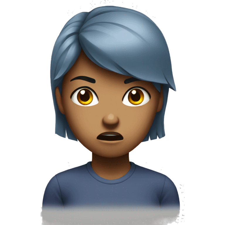 angry girl emoji