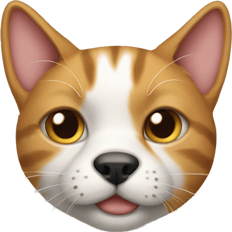 Cat with dog emoji