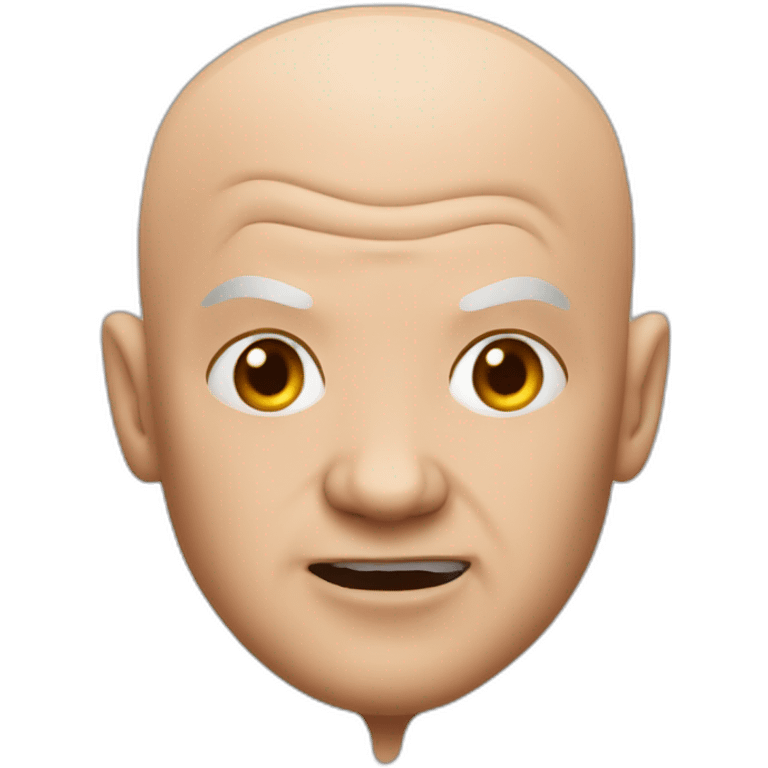 dr evil with scar on face emoji