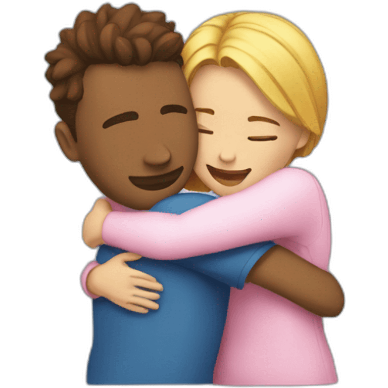 Hug relationship emoji