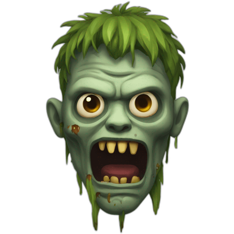 The forest zombie emoji