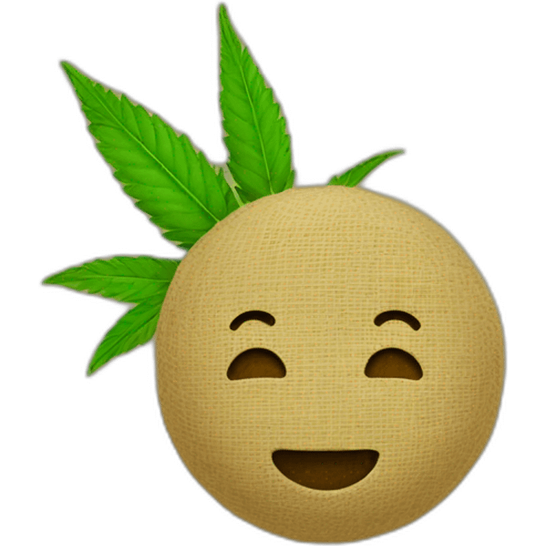 Emoji with hemp emoji