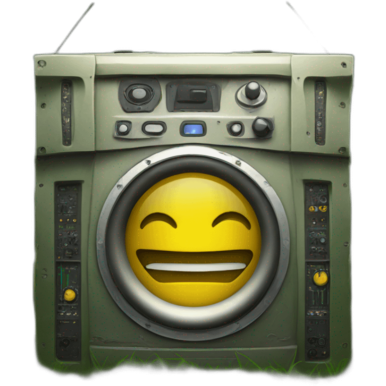 Large soundsystem in the grass emoji