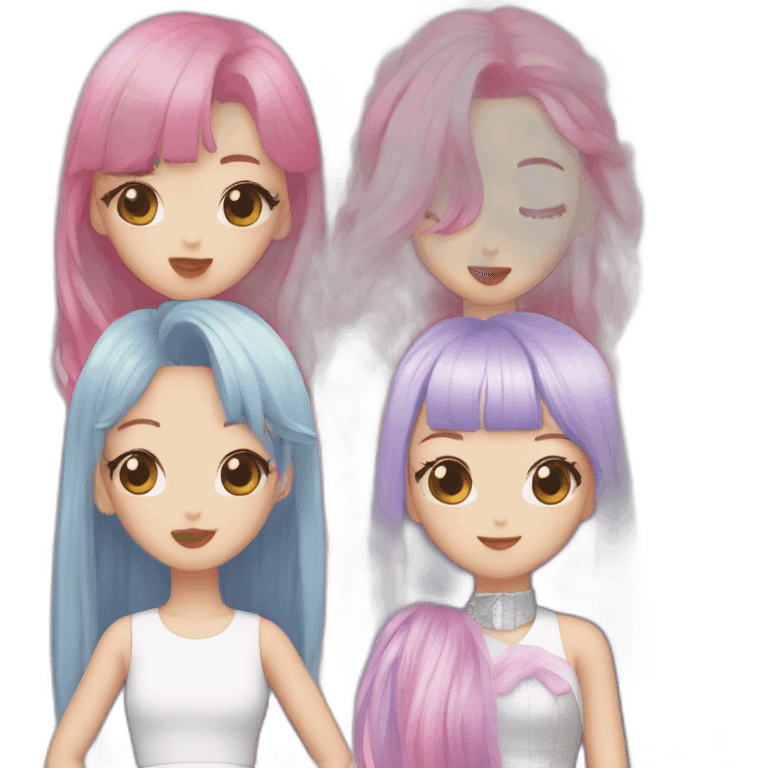 BLACKPINK groupe K-pop emoji