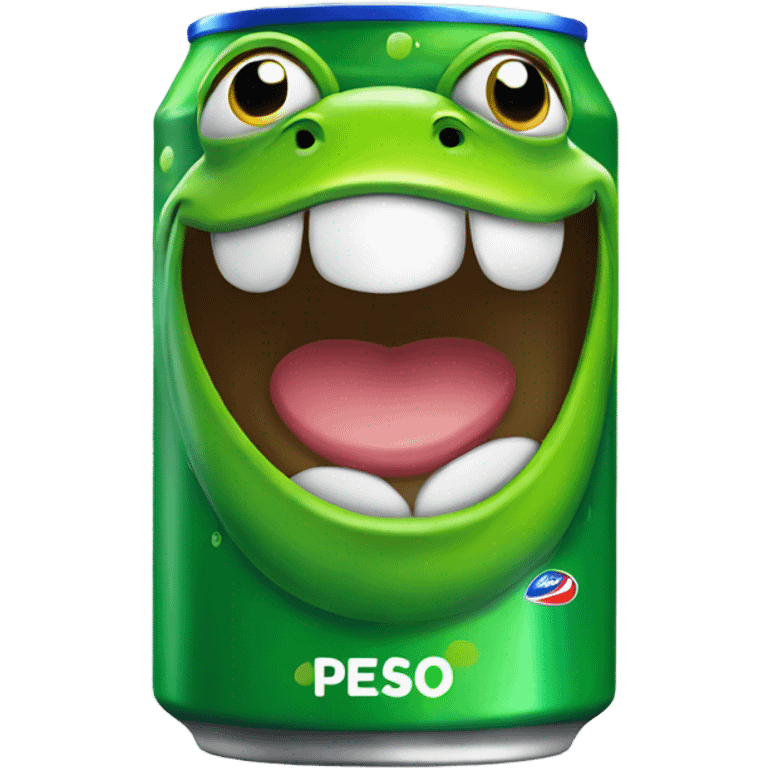 frog inside pepsi can emoji