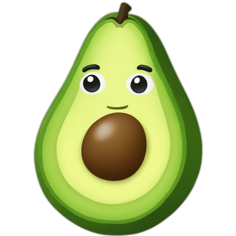 agreeing avocado emoji