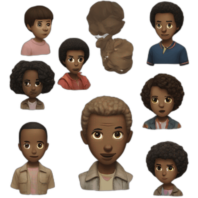 Eleven stranger things emoji