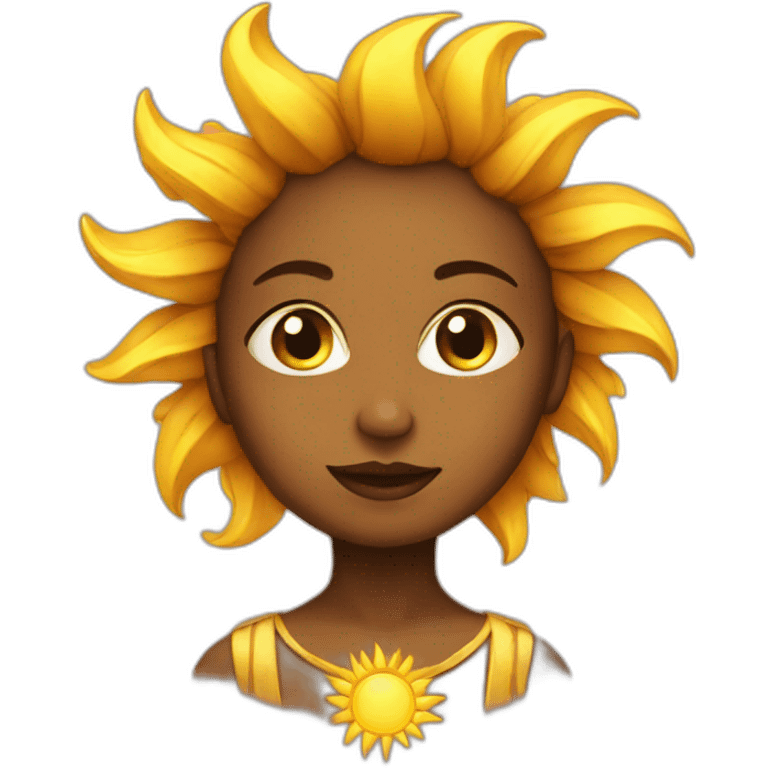 sun girl emoji