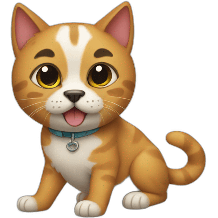 fusion cat dog emoji