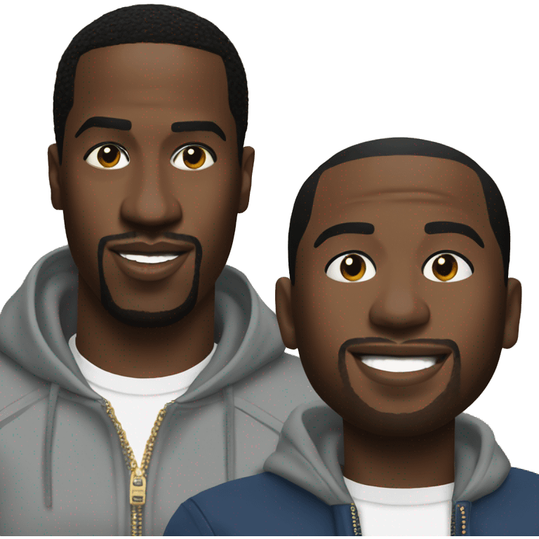 Diddy with meek mill emoji