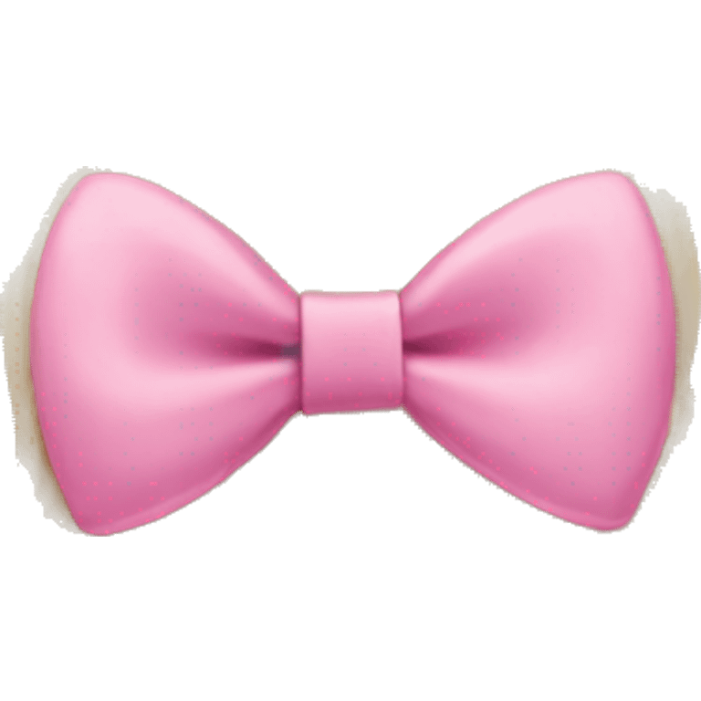 blonde open hair from behind with a pink bow emoji