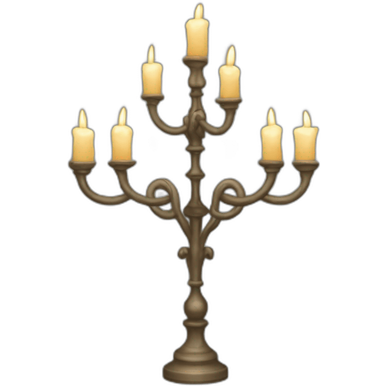 seven-branched candelabrum emoji