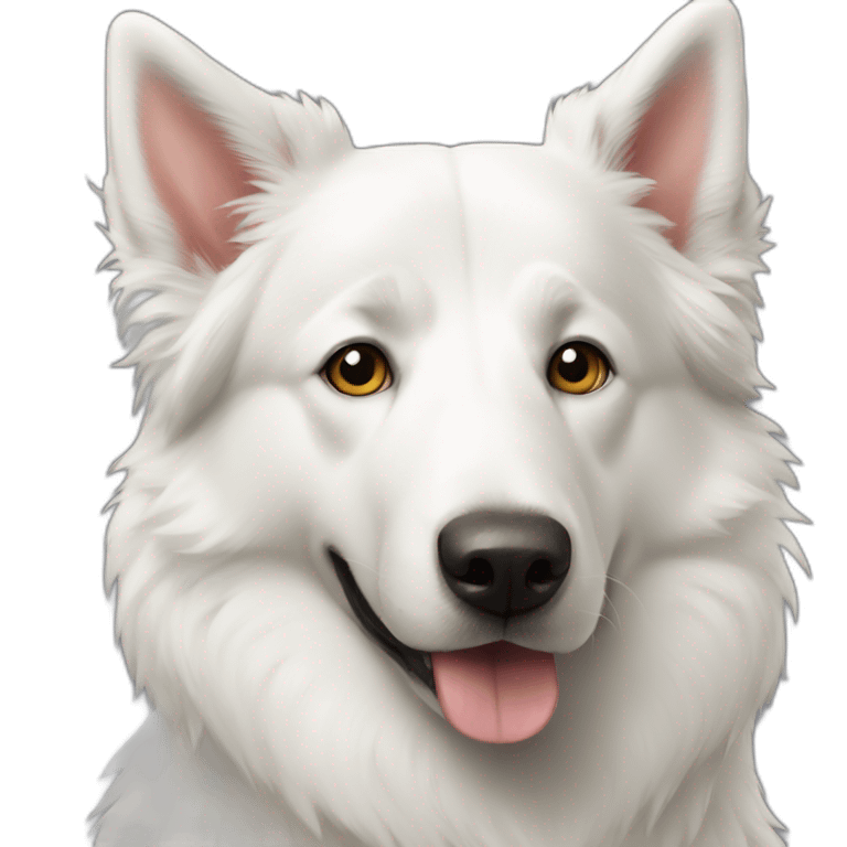 white-swiss-shepherd-dog emoji