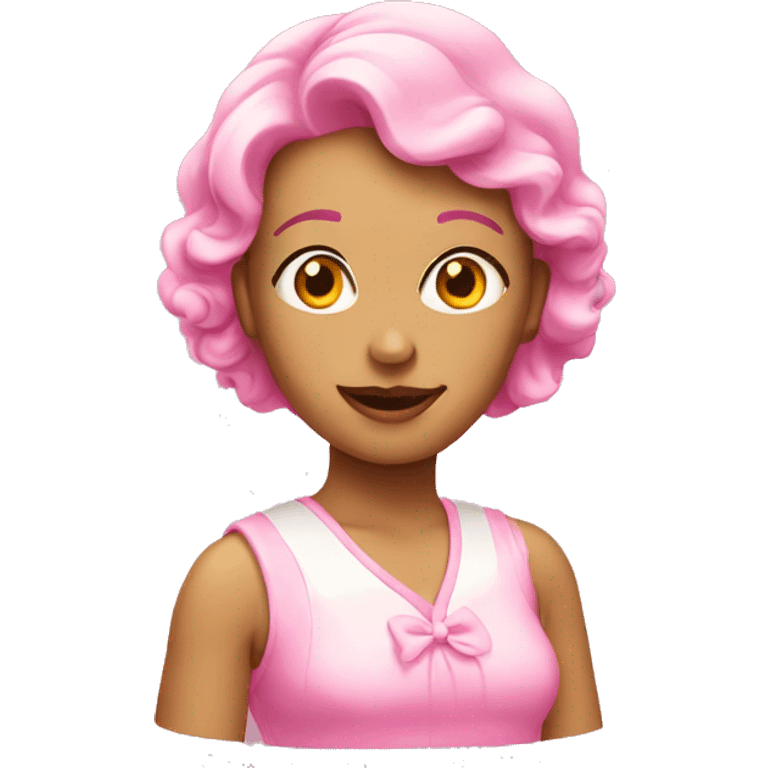 Pink lady emoji